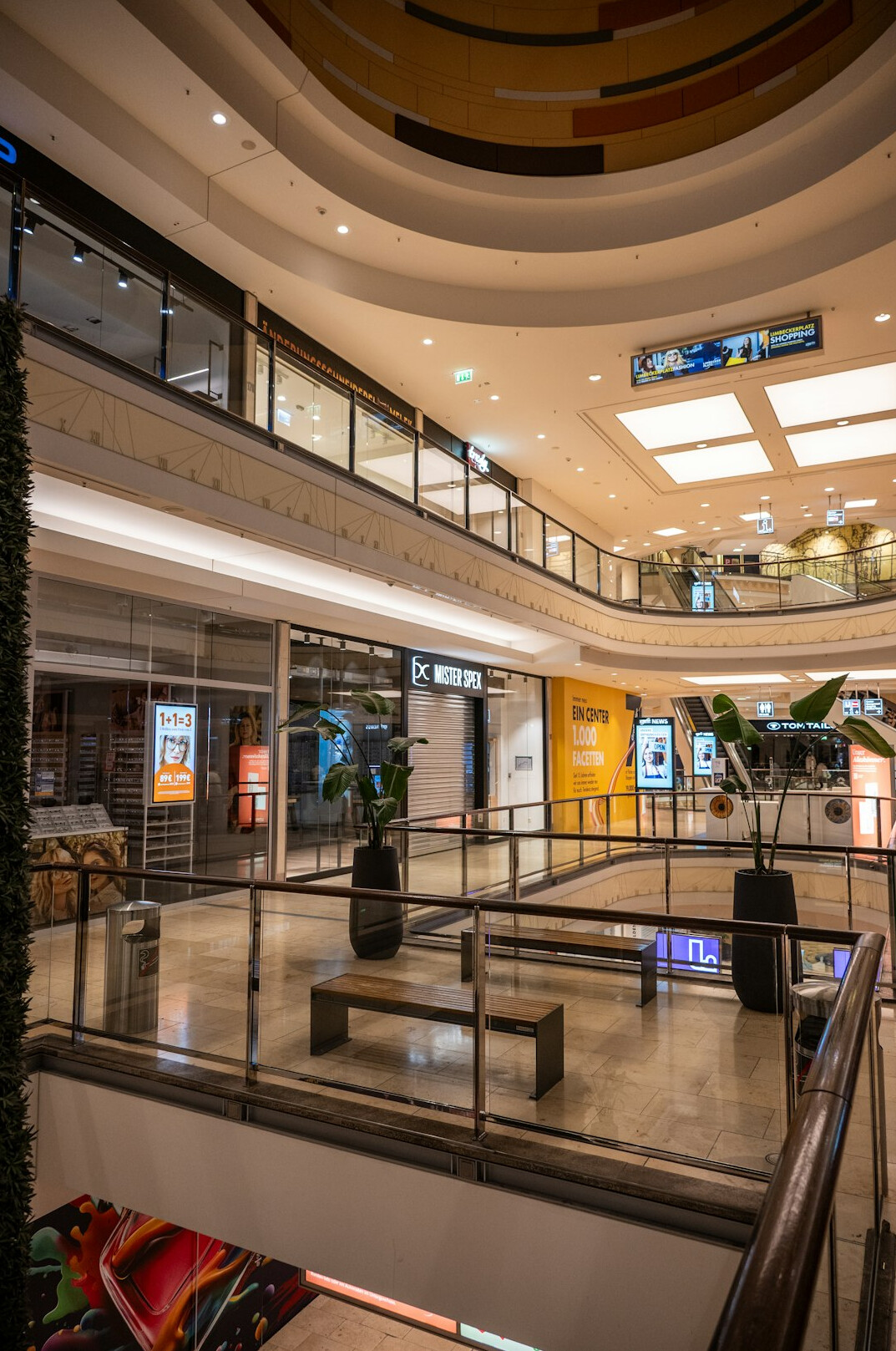empty retail store interior